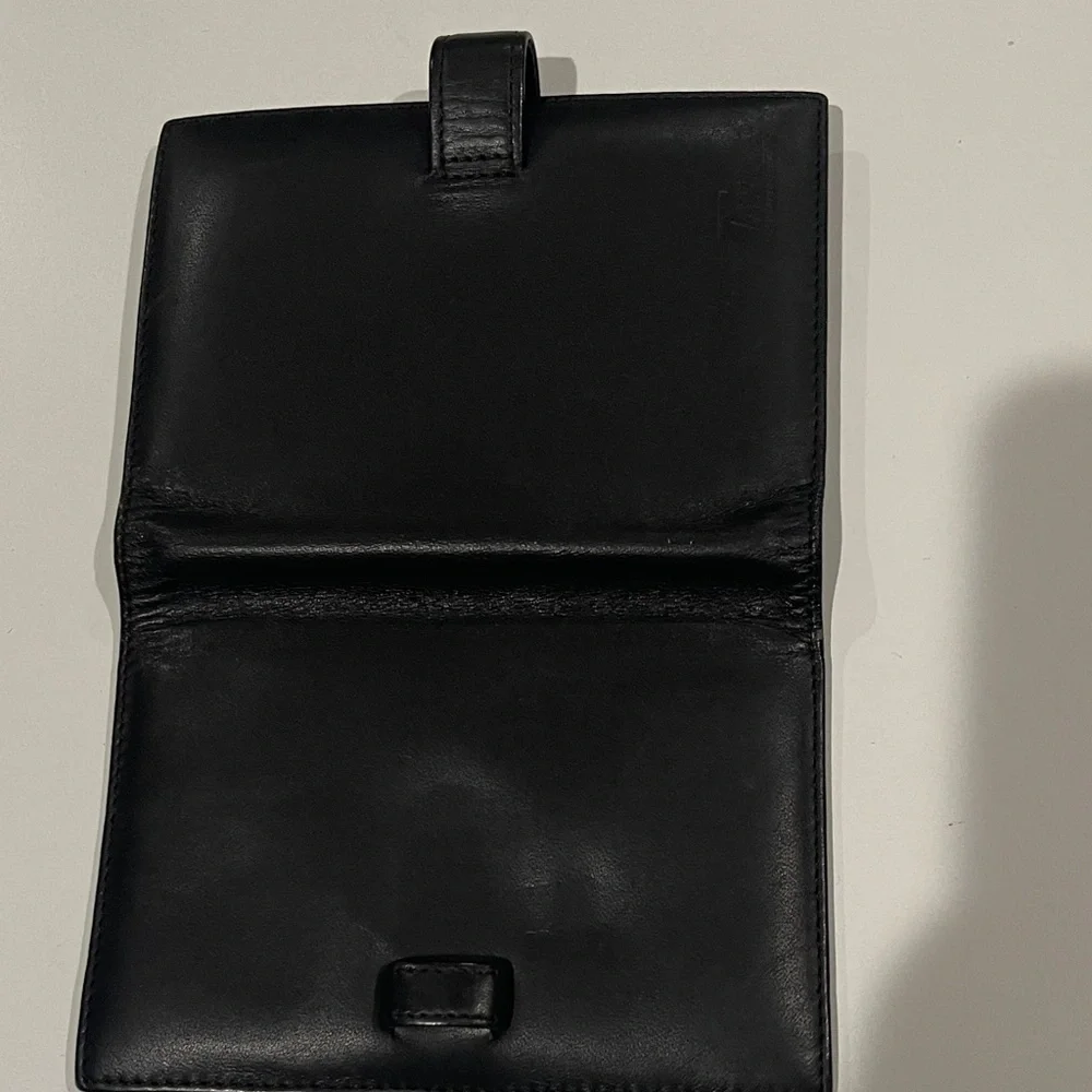 Black Leather Wallet or Small electronic case